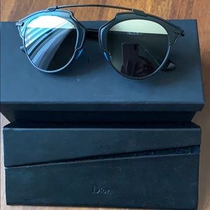 Christian Dior 48MM So Real Black Sunglasses